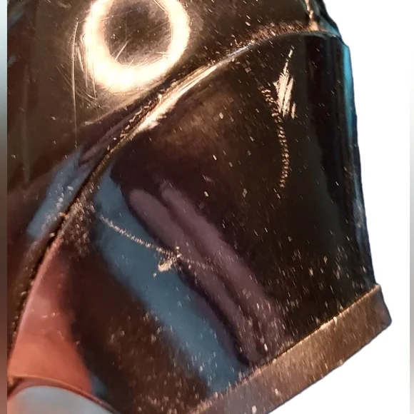 Hush Puppies Soft Flex black patent leather shoes, size 11EW - Picture 6 of 6